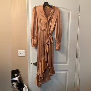Zimmerman biscuit wrap dress size 3.